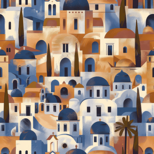 Tapeta na ścianę "Santorini"