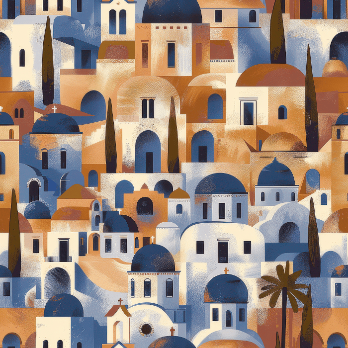 Tapeta na ścianę "Santorini"